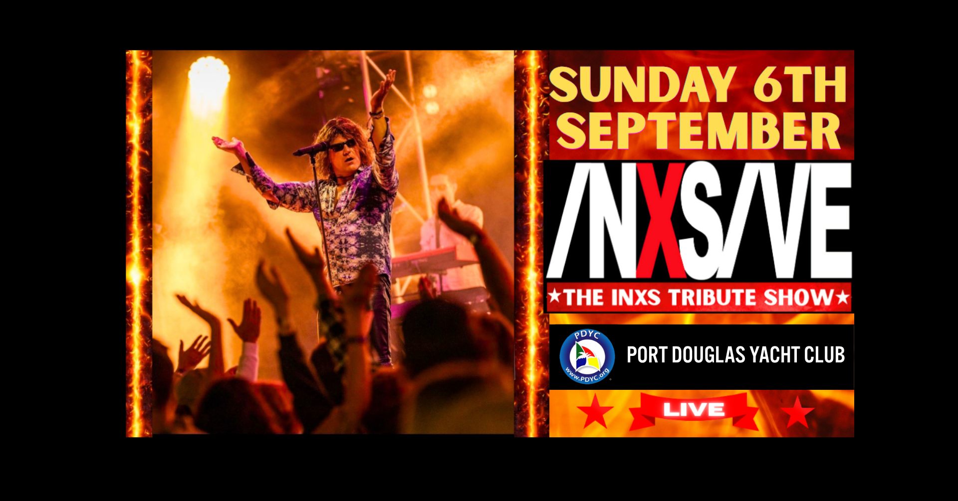 INXSIVE, the INXS Tribute Show Live at the Port Douglas Yacht Club, QLD